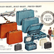 Illustration for article titled These Are The Eight Official Pieces Of Luggage Used To Decide How Big Your Cars Trunk Is